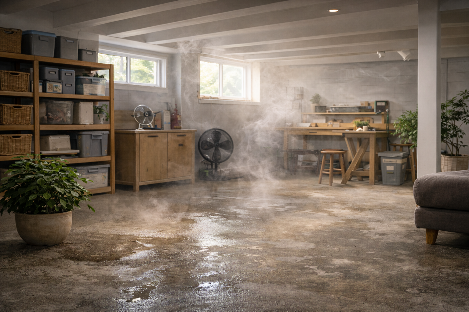 Zu hohe Luftfeuchtigkeit im Sommer