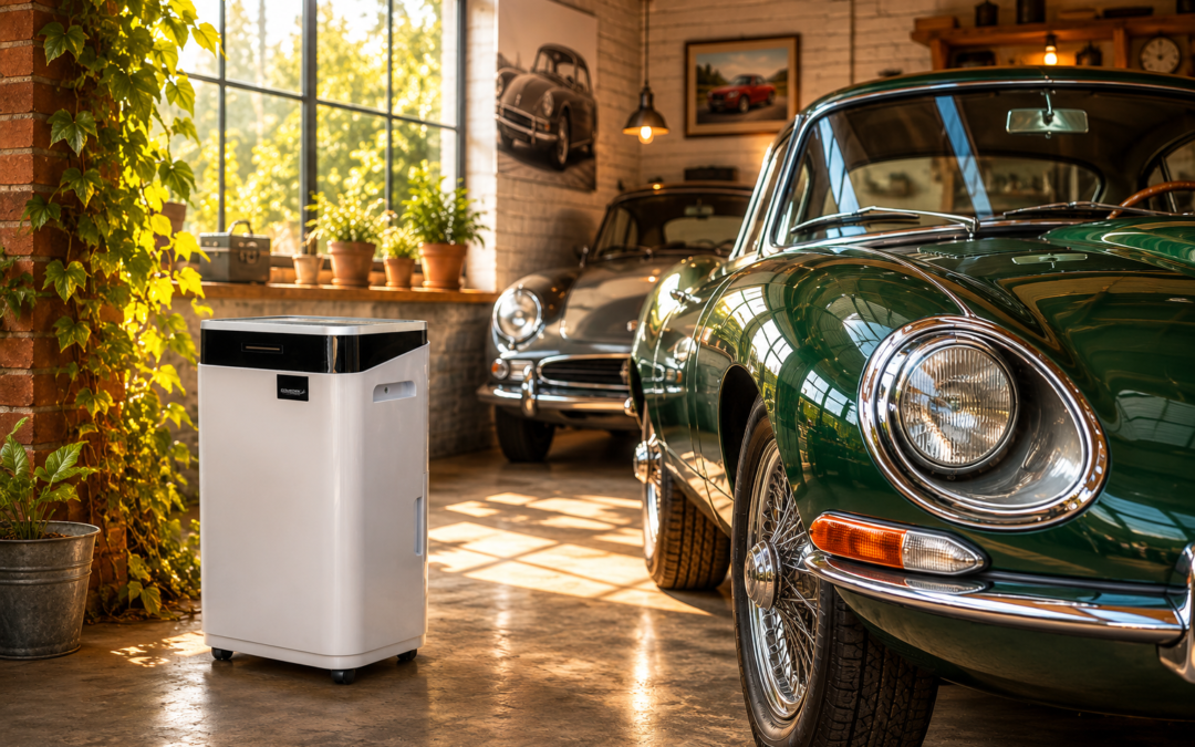 Oldtimergarage entfeuchten: Der richtige Luftentfeuchter gegen Rost und Feuchtigkeit beim Oldtimer